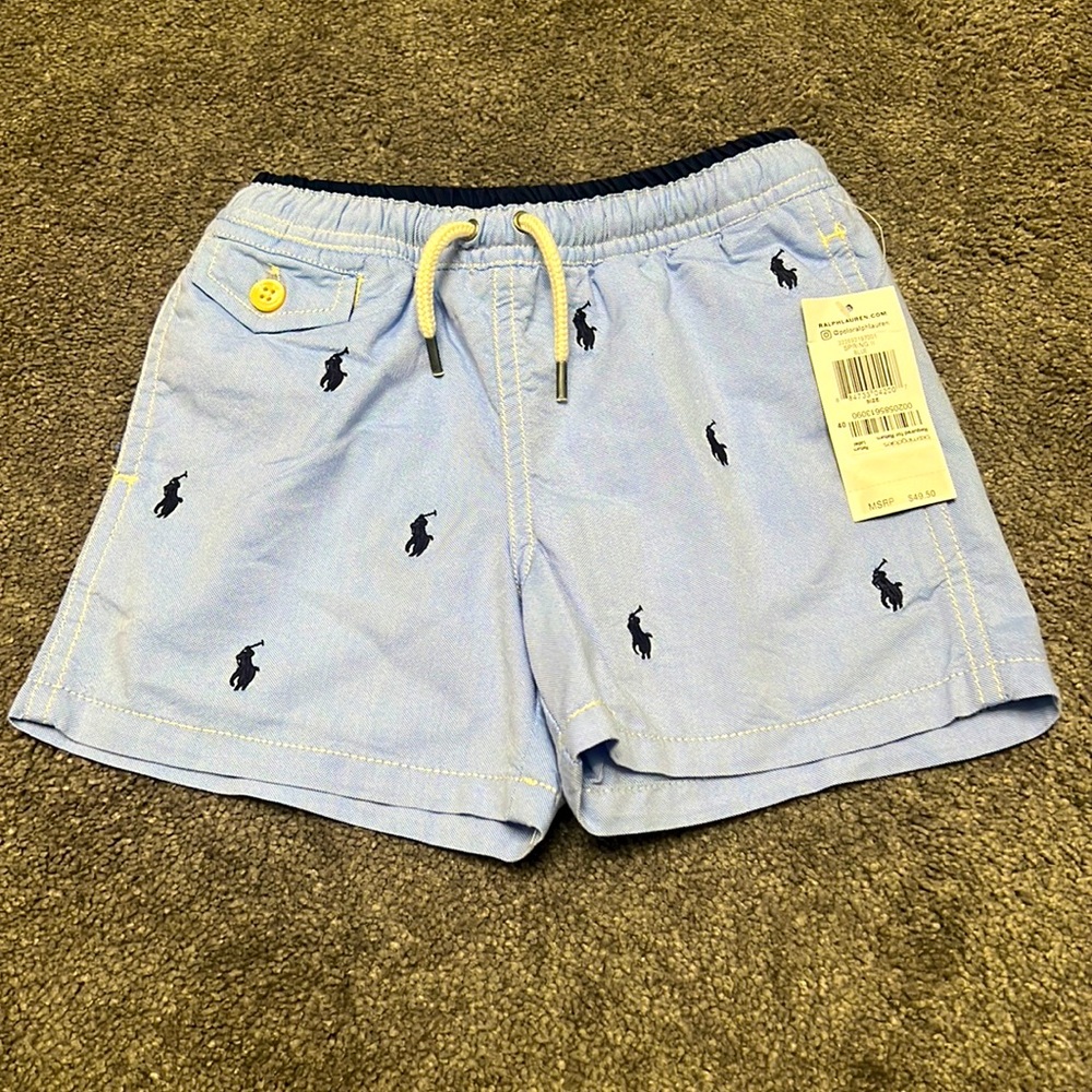 NEW! Boys Polo Ralph Lauren size 4 bathing suite.